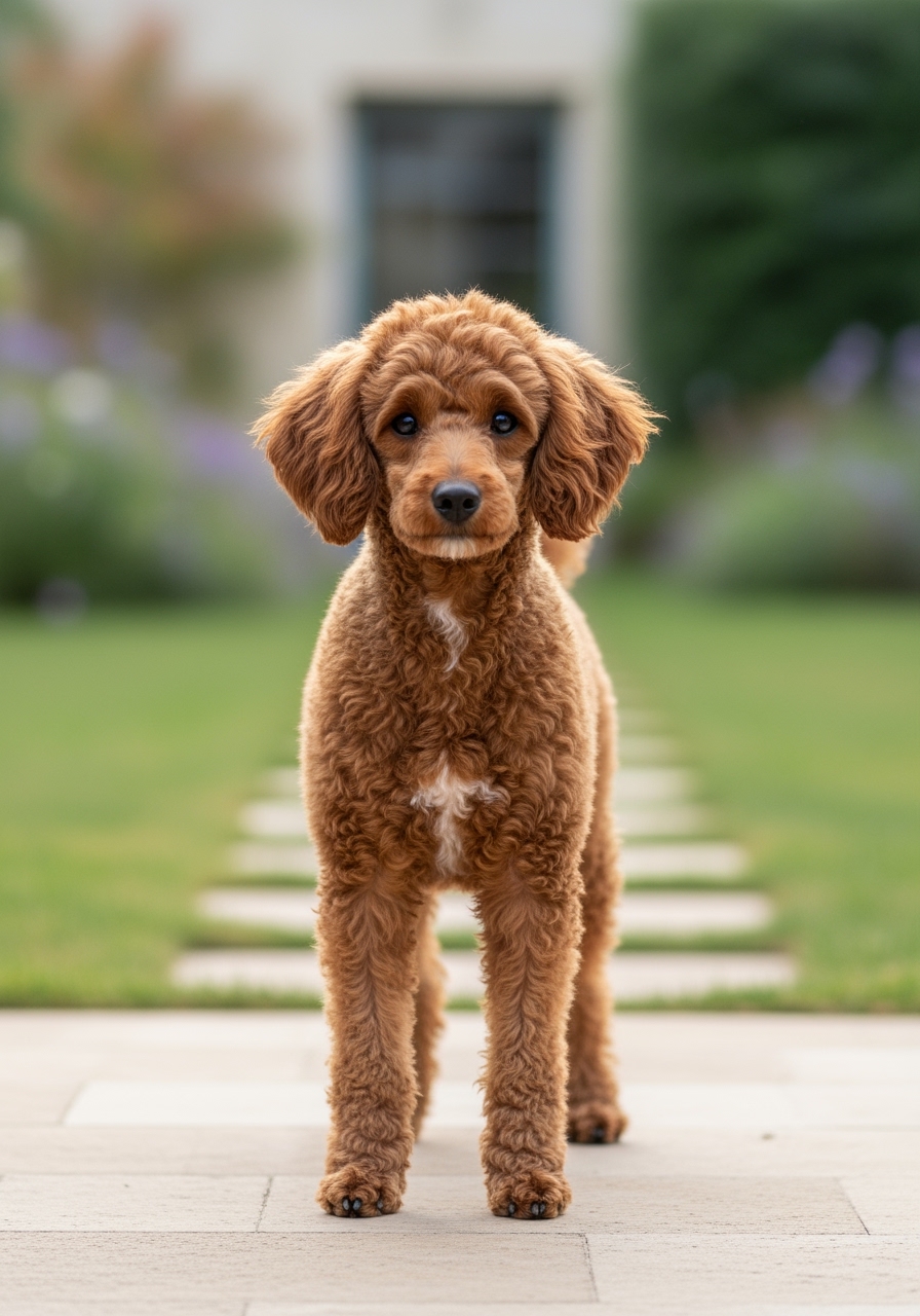 Portée de chiots caniche nain, socialisation précoce